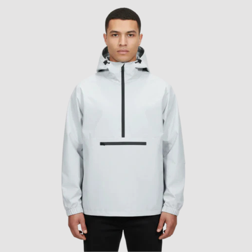 Men’s Half-Zip Hooded Anorak Jacket
