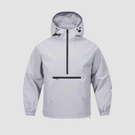 Men’s Half-Zip Hooded Anorak Jacket