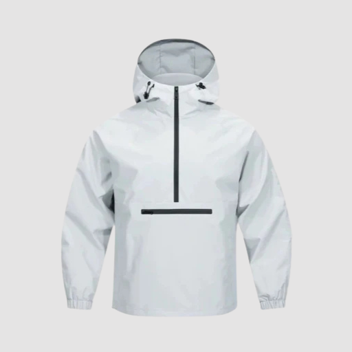 Men’s Half-Zip Hooded Anorak Jacket
