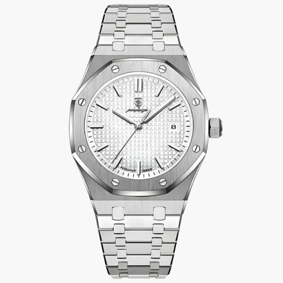 Men’s Sport-Luxury Bracelet Watch with Textured Dial