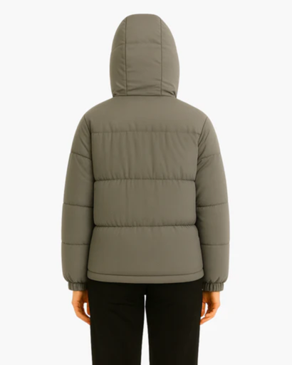 Women's quilted down jacket with Hood - light, warm and comfortable