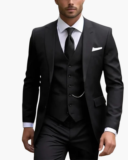 Tailored three piece suit