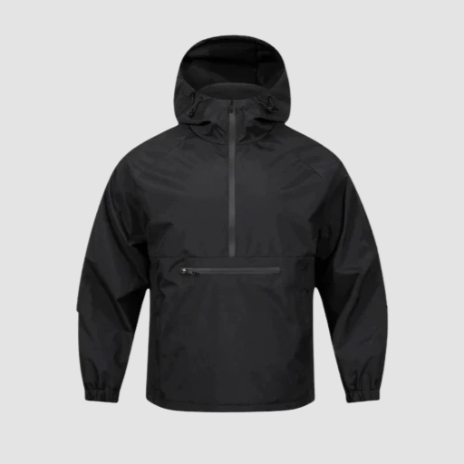 Men’s Half-Zip Hooded Anorak Jacket