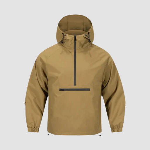 Men’s Half-Zip Hooded Anorak Jacket