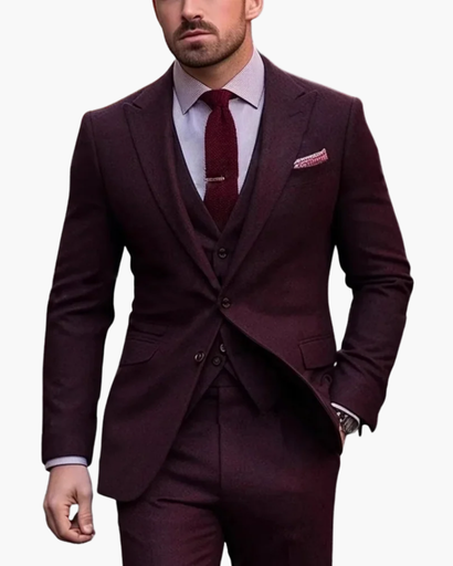 Tailored three piece suit
