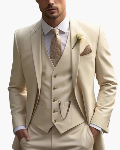 Tailored three piece suit