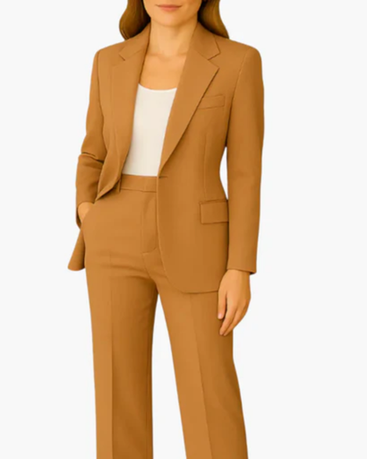 Women's suit with blazer and trousers